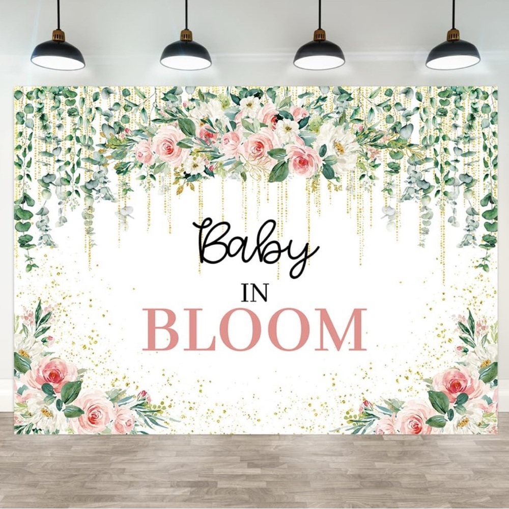 Baby shower backdrop
